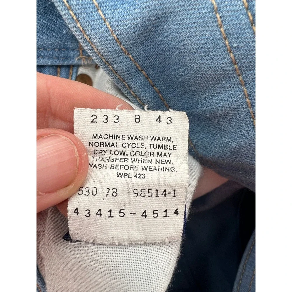 VTG Levis For Men Jeans 30x32 With A Skosh More Room Orange Tab Blue USA